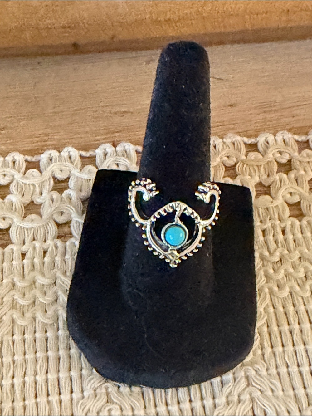 Bohemian Turquoise Ring size5.5 - Women Jewelry
